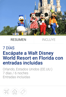 Vacaciones en Universal Studios y Disney World en Orlando con hotel y entradas incluidas WaltDisney Wold Resort en Florida