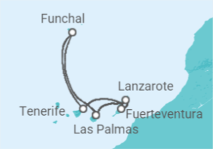 Oferta Crucero: Islas Canarias 8 días - AIDAnova