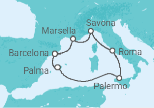 Oferta Crucero: Mediterráneo para todos los gustos 8 días - Costa Smeralda