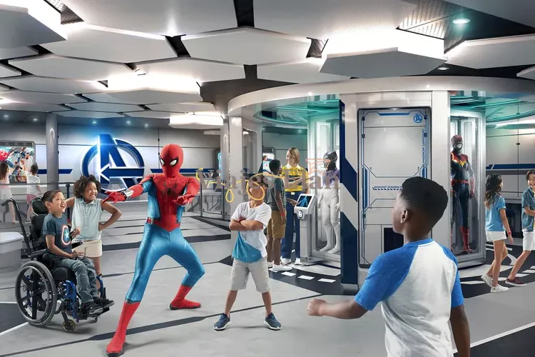 Nuevo crucero Disney Wish Marvel Super Hero Academy