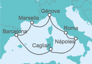 Oferta crucero 8 días - Costa Toscana La música del mar