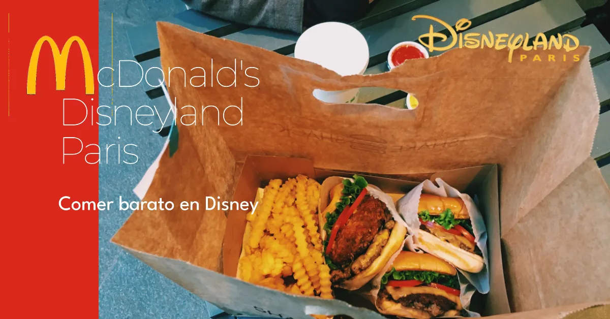McDonald's Disneyland Paris comer barato en Disney